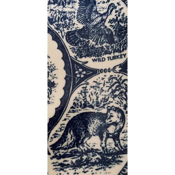 Vintage Pennsylvania Souvenir Plate Blue White Japan - Picture 7 of 8